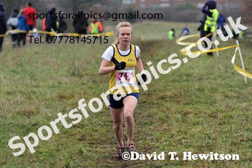 Senior women, 2021 North Eastern Cross Country Championships, Sedgefield. Photo: David T. Hewitson/Sports for All Pics